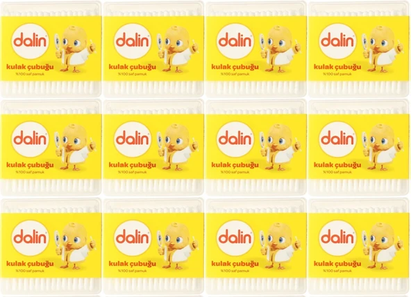 Dalin Kulak Çubuğu 100 Adet (12 Li Set) - 2