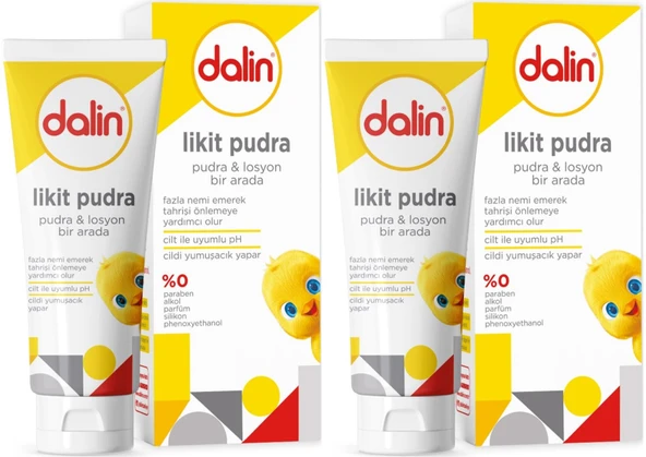 Dalin Likid Pudra 100GR (Pudra ve Losyon bir arada) (2 Li Set)