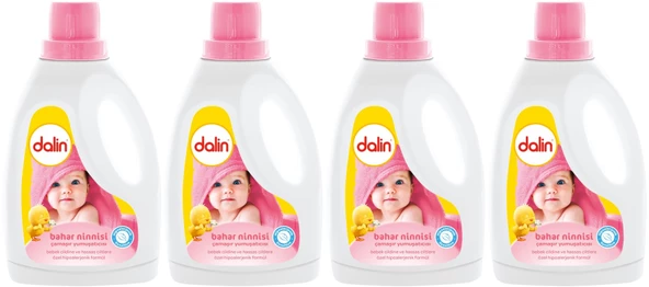 Dalin Çamaşır Yumuşatıcı 1.5LT Bahar Ninnisi (4 Lü Set)