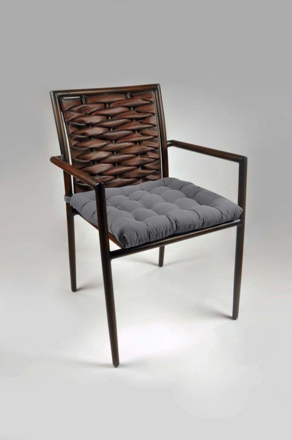Sezontrendi 50x50 Rattan Sandalye Minderi - Antrasit - 2
