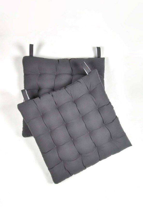 Sezontrendi 50x50 Rattan Sandalye Minderi - Antrasit - 6