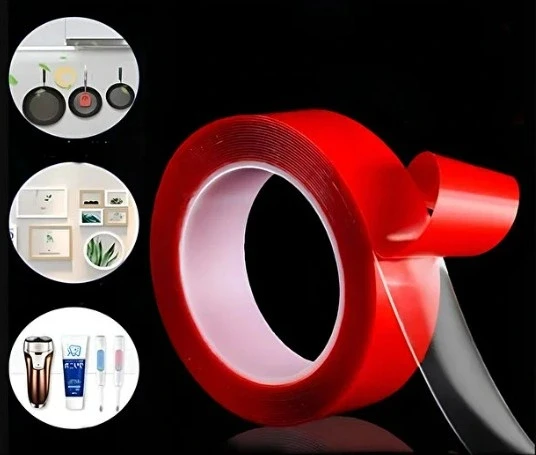 SLİKON Çift Taraflı Bant Şeffaf 18mm 2 Mt - 3