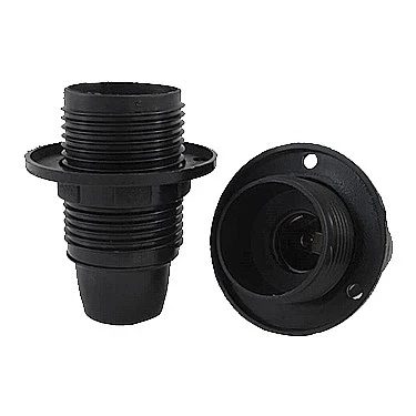 ÇETSAN İtalyan Duy E-14 Tam Diş Siyah Avize Duyu