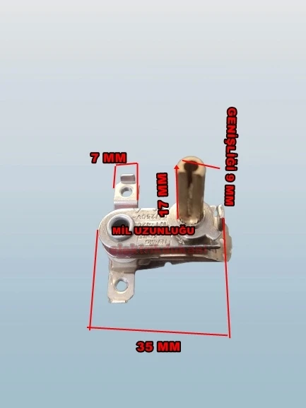 ENDER Sanayi Ütü Termostatı 10 Amper (Mil Boyu : 17 mm) - Resim 2