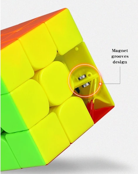 Qiyi Valk3M manyetik 3x3x3 sihirli küp Valk3 M 3x3 Zeka Küpü 3x3x3 Hızlı Eğitici Zeka Küpü - 3