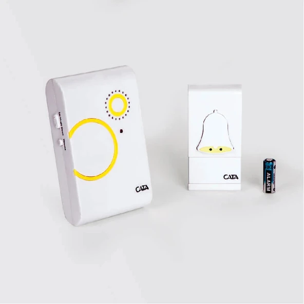 CATA Uzaktan Kumadalı Melodili Pilli Kapı Zili (Açık Alan 100Mt) - 2