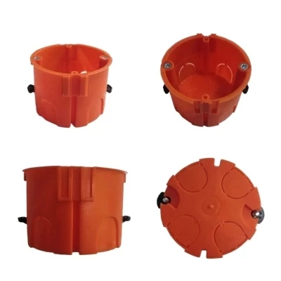 IŞILDAR Geçmeli Alçıpan Kasa Tekli Halogen Free Turuncu(1 Adet)