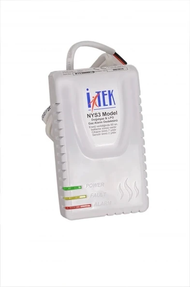 ENDER İtek Doğal Gaz Kaçak Algılama Alarm Cihazı (Doğalgaz Dedektörü) Emniyet Valf Kontaklı - 2