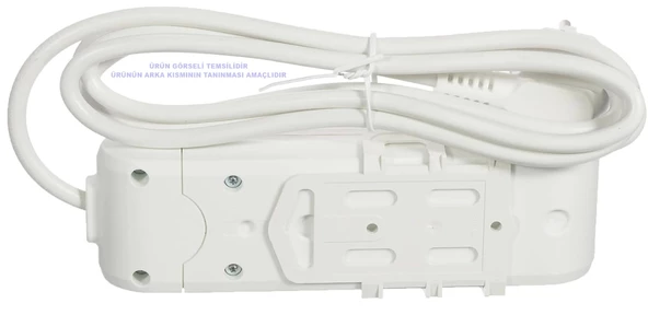 VİKO MULTİLET DÖRTLÜ 3MT GRUP PRİZ TOPRAKLI KLEMENSLİ - 2