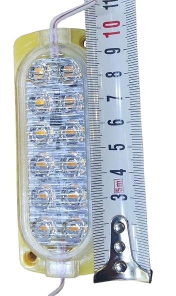 12v 2.4w SARI Led Dış Ortam IP67