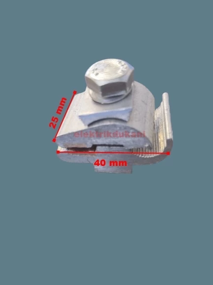 BAKIR ALÜMİNYUM HAT KLEMENSİ BÜYÜK ALCU KLEMENS A40-B25