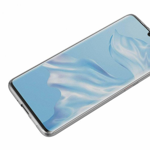 Huawei P30 Pro 360 Derece Şeffaf Silikon Kılıf Komple Koruma - 5