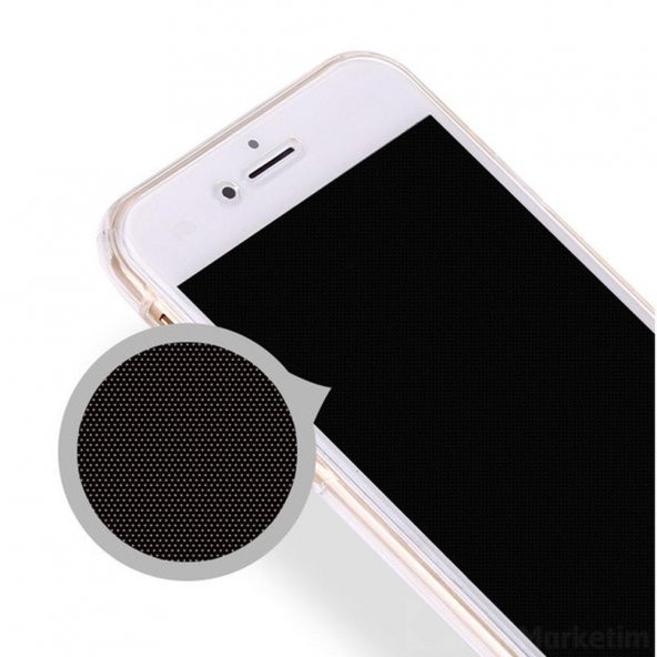 Apple iPhone 6 Plus 360 Derece Şeffaf Silikon Kılıf Komple Koruma - 4