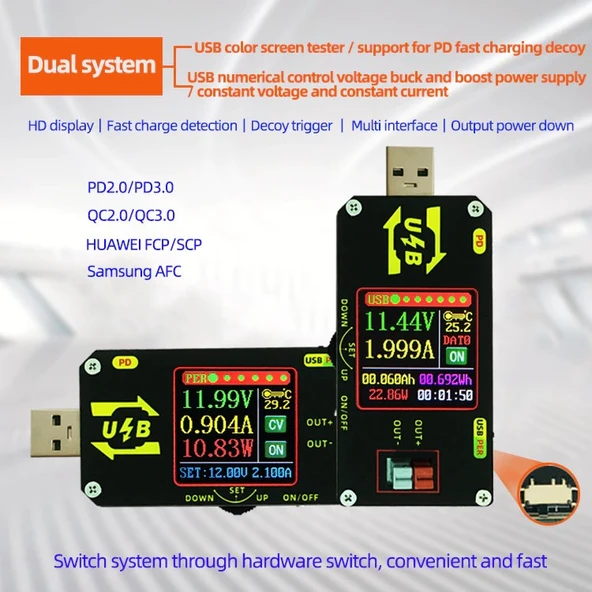 15W dijital USB DC-DC dönüştürücü XY-UDP 0.6-30V Voltaj Dönüştürücü - 5