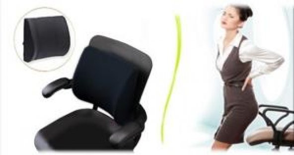 Ortopedik Bel Yastığı Sırt Minderi Sırt Bel Destek Yastığı Minder - Resim 6