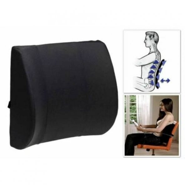 Ortopedik Bel Destek Yastığı Bel Minderi - 3