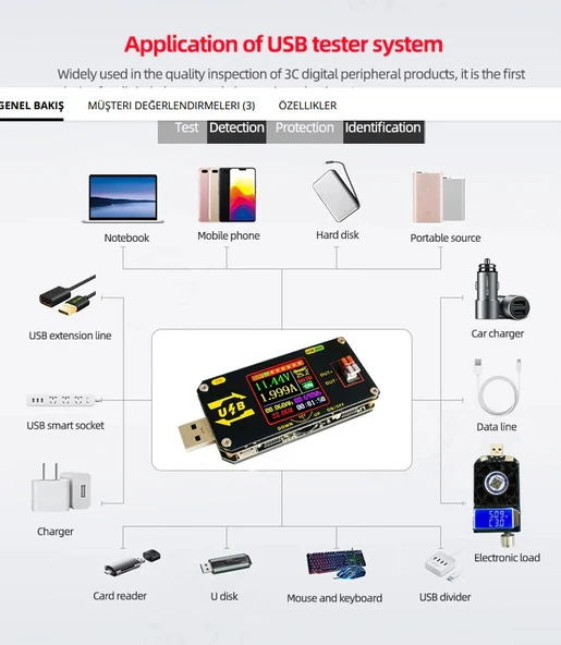 15W dijital USB DC-DC dönüştürücü XY-UDP 0.6-30V Voltaj Dönüştürücü - 3