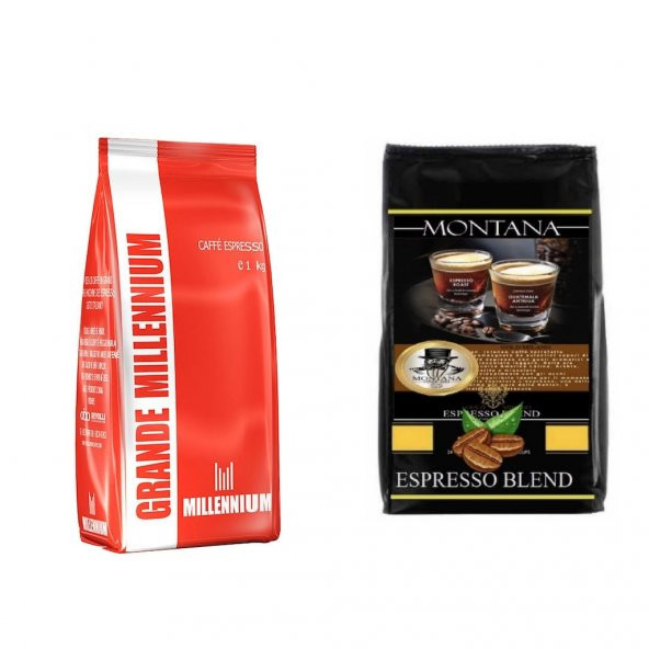 Grande Millennium Espresso 1 KG + Montana Gold Milano 500 G