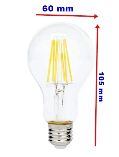 HOROZ 10W RUSTİK LED AMPUL E-27 2700K GÜNIŞIĞI - 2