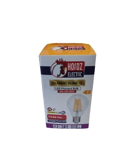 HOROZ 12W RUSTİK LED AMPUL E-27 2700K GÜNIŞIĞI - 3