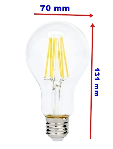 HOROZ 15W RUSTİK LED AMPUL E-27 2700K GÜNIŞIĞI - 2
