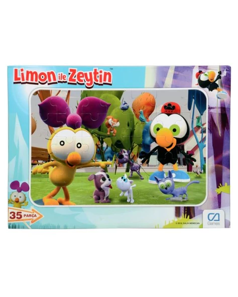Limon İle Zeytin 35 Parça Frame Puzzle 5082