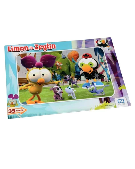 Limon İle Zeytin 35 Parça Frame Puzzle 5082 - 2