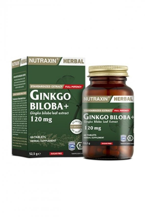 Nutraxin Ginkgo Biloba 120mg 8680512602651