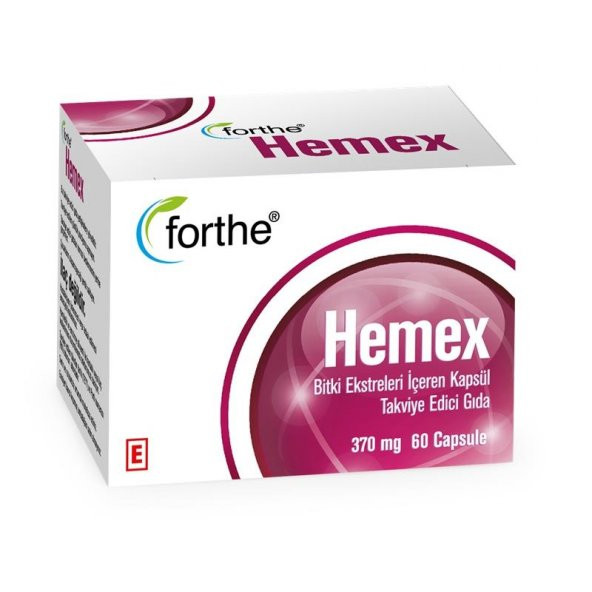 Forthe Hemex Bitki Ekstreleri Içeren Takviye Edici Gıda 60 Kapsül