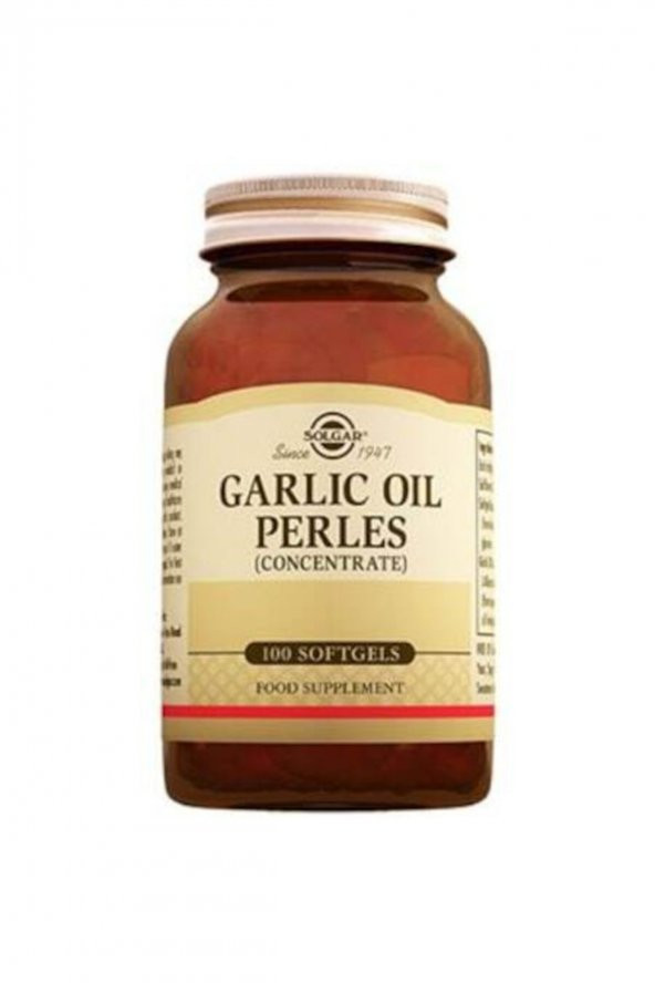Solgar Garlic Oil Perles 100 Softjel