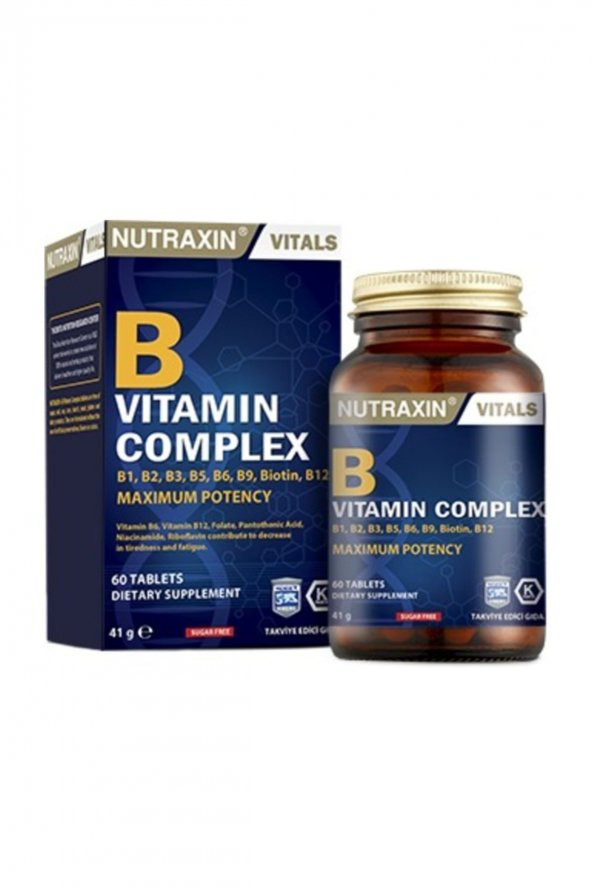 Nutraxin B Vitamin Complex 60 Tablet
