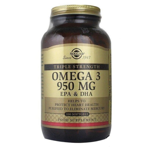 Solgar Omega 3 950 Mg 100 Kapsül 033984020580