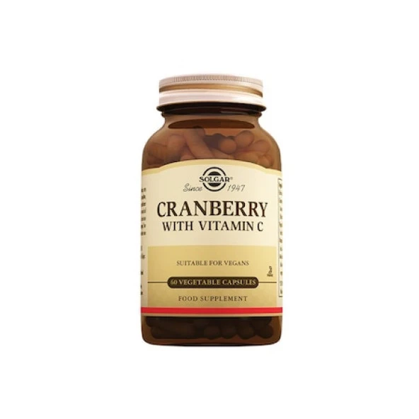 Solgar Cranberry with Vitamin C 60 Kapsül