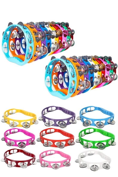 30 Adet Kına Tefi Plastik Def - 10