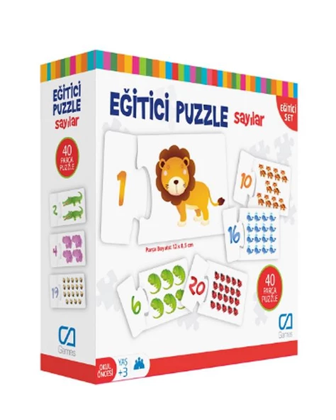 Eğitici Puzzle Sayılar
