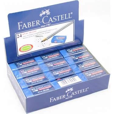 Faber-Castell Sınav Silgisi Dust-Free Mavi  24’lü Paket - 2