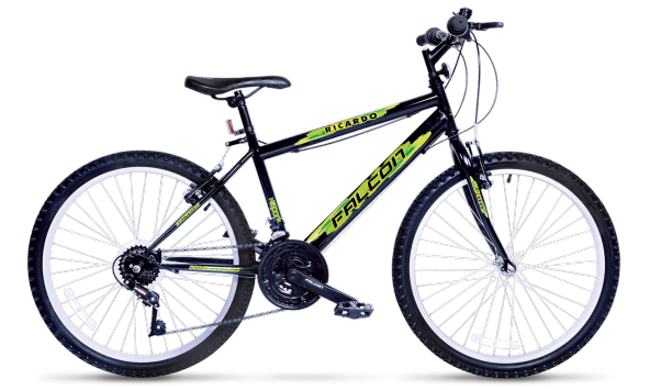 Falcon Ricardo Spor 24  Jant Bisiklet Siyah Yeşil