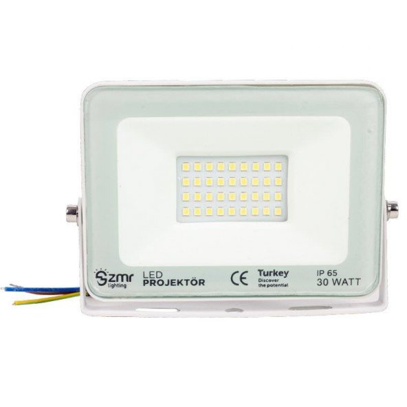 ZMR 30 Watt 6500K 220 Volt IP65 Beyaz LED Projektör