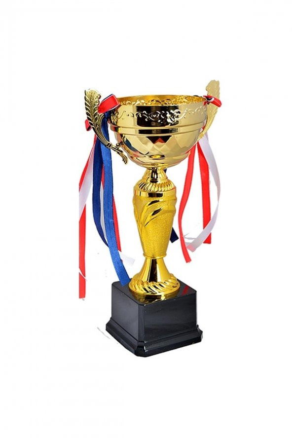 Avessa 34 cm Kupa Siyah Zemin Kupa Madalya Gold Kaplama Y119A Ücr ürün görseli