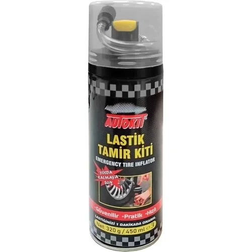 Autokit Lastik Tamir Kiti Autokit Araç Araba Lastik Bakım Tamir Spreyi - 2