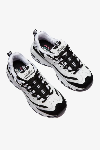 Skechers DLites - March Forward Kadın Beyaz Sneaker 13148 WBK - 6