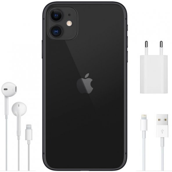 Apple iPhone 11 128 GB Siyah MHDH3TU/A (Apple TR Garantili) Aksesuarsız kutu - 7