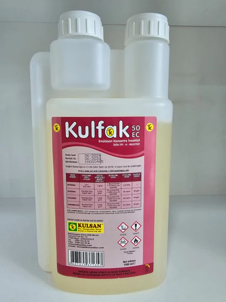 Kulfak 50 EC Kokulu Haşere Öldürücü | 1 Litre - Resim 2