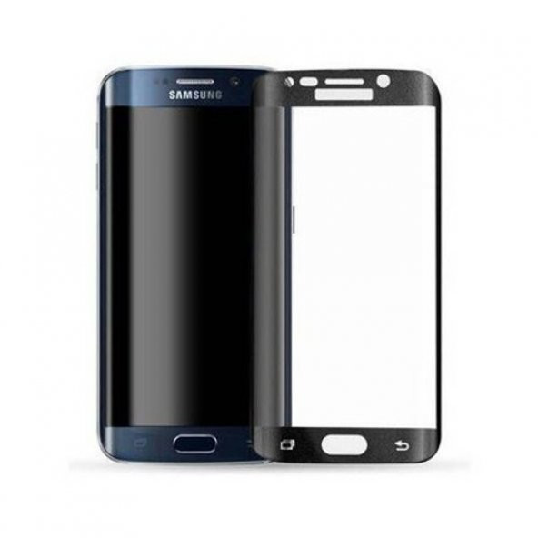 Samsung S6 Edge 3D Komple Kavisli Kırılmaz Full Cam Ekran Koruyucu - 5