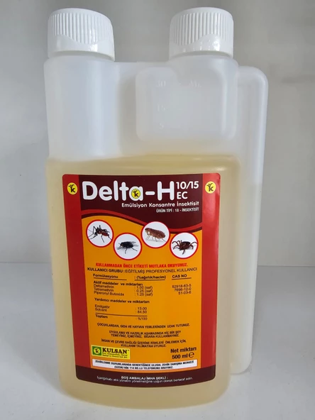 Delta-H 10/15 EC Kokulu Haşere Öldürücü | 500 Ml