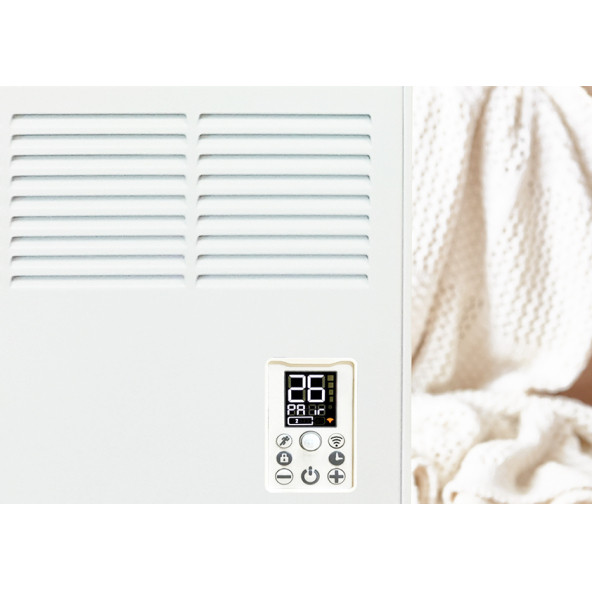 İVİGO Profesyonel 500 Watt Kumandalı Elektrikli Konvektör Isıtıcı AYAKLI / Beyaz - 7