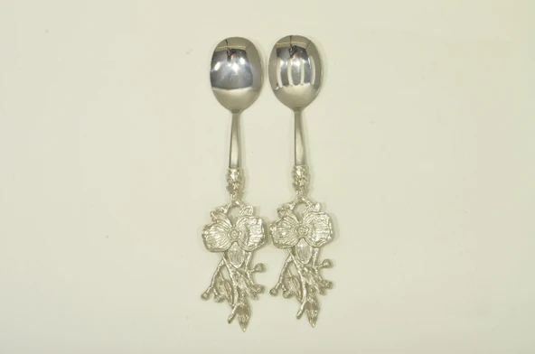 ORKİDE SERVİS KAŞIK+SALATA KEVGİR GÜMÜŞ