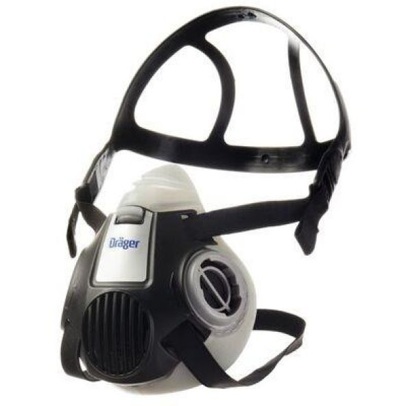 Dräger X-Plore 3300  Yarım Yüz Maskesi Filtresiz Mavi - 8