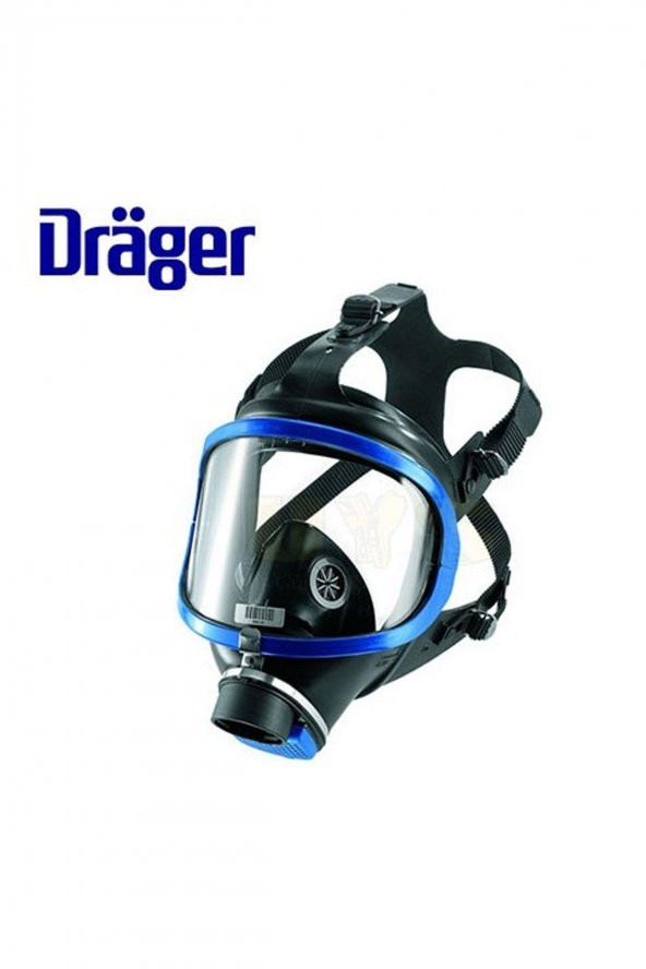 Drager X-Plore® 6300 Tam Yüz Gaz Maskesi Mavi Renk