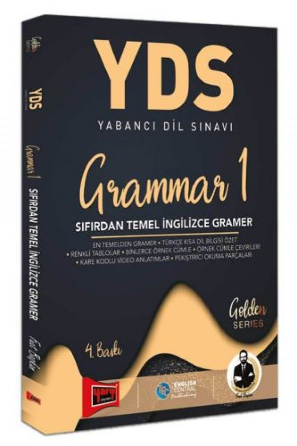 Yargı Yayınları YDS Grammar 1 Sıfırdan Temel İngilizce Gramer - Fuat Başkan - Golden Serisi